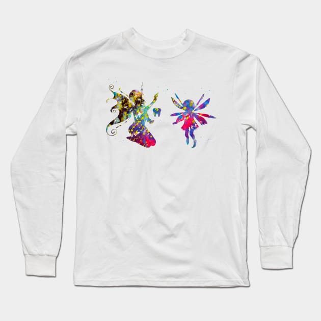 Tooth Fairy Long Sleeve T-Shirt by erzebeth